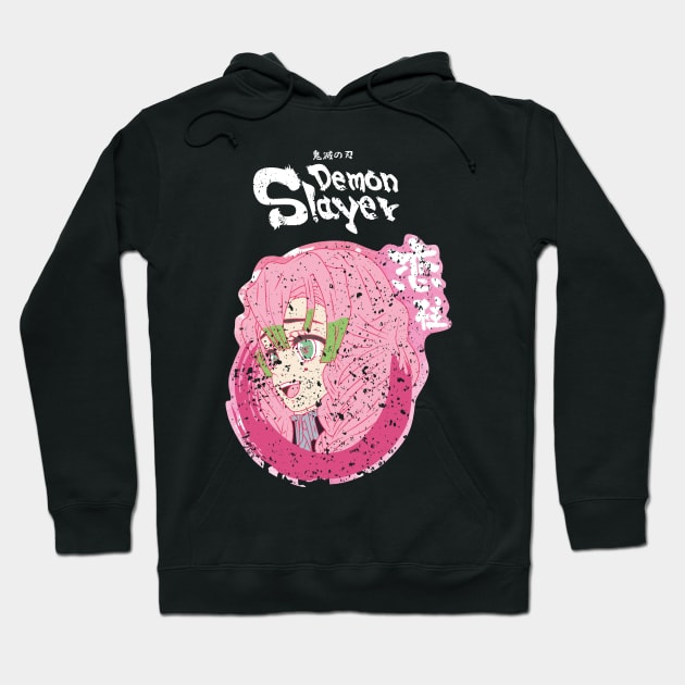 DEMON SLAYER: LOVE PILLAR MITSURI KANROJI (GRUNGE STYLE) Hoodie by FunGangStore